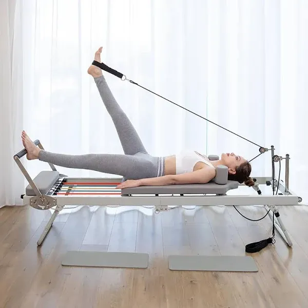 Pilates Reformer Machine for Home,Foldable Pilate for Strengh Training