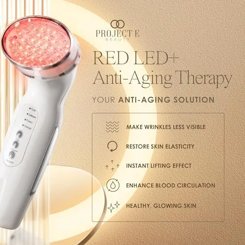 Project E Beauty RED LED + Anti-Aging Therapy Red Light Collagen Boost Device