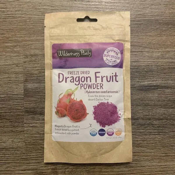 Wilderness Poets Freeze Dried Dragon Fruit Powder - 3.5 oz