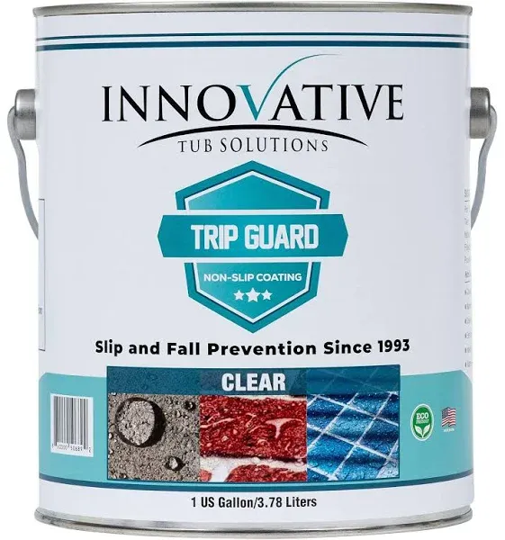 Trip Guard Clear Non Slip Multi-Surface/Floor Safety Coating - Gallon