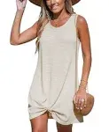 Cupshe Women's Waffle Knit Hem Twist Cover-Up