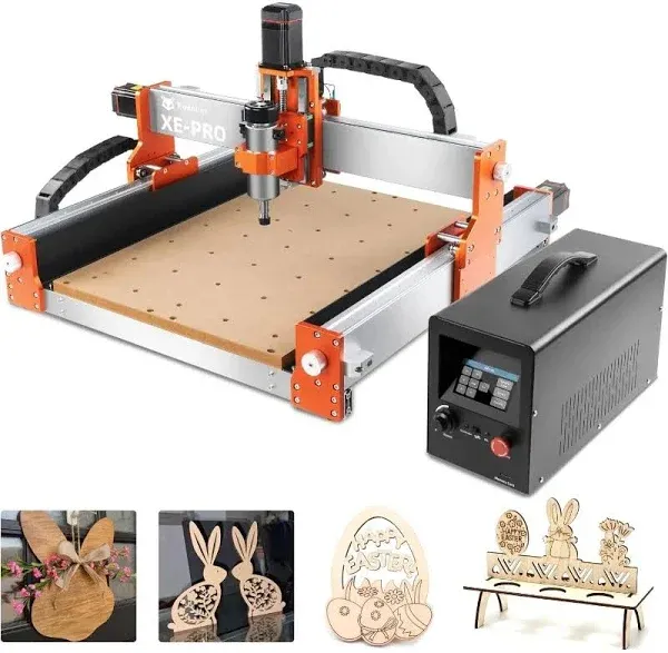 FoxAlien CNC Router Machine XE-PRO with Ball Screws, 400W Spindle 3-Axis... 