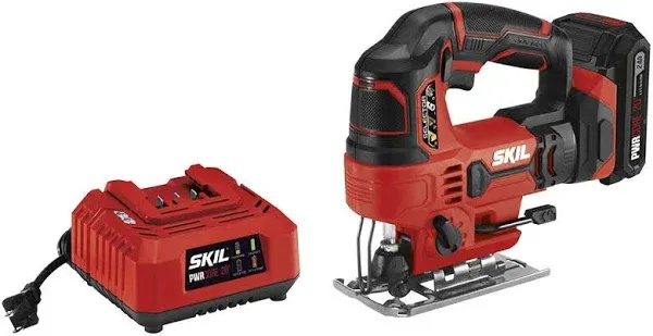 Skil PWRCore 20 Volt Lithium-Ion 2.0 Ah Cordless Jig Saw Kit JS820302