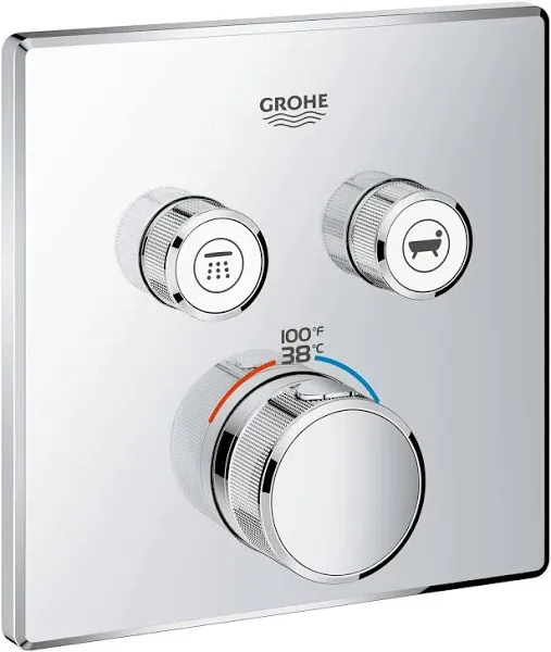 Grohtherm Smartcontrol Dual Function Therm Trim, Brushed Nickel