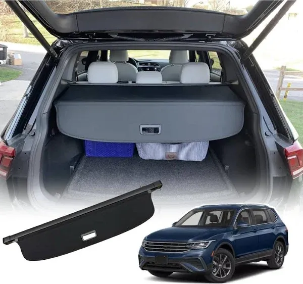 Vesul Retractable Cargo Cover Compatible with Volkswagen VW Tiguan 2024 2023 ...