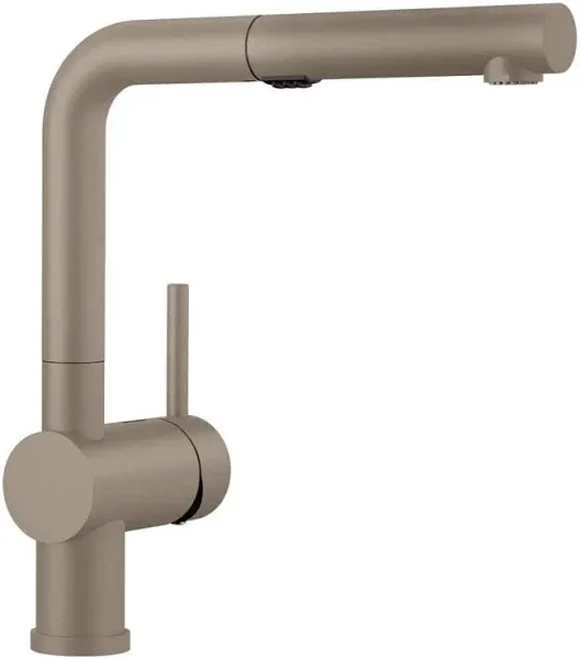 Blanco 526375 Linus 1.5-GPM Pull-Out Dual Spray Kitchen Faucet in Concrete Gray