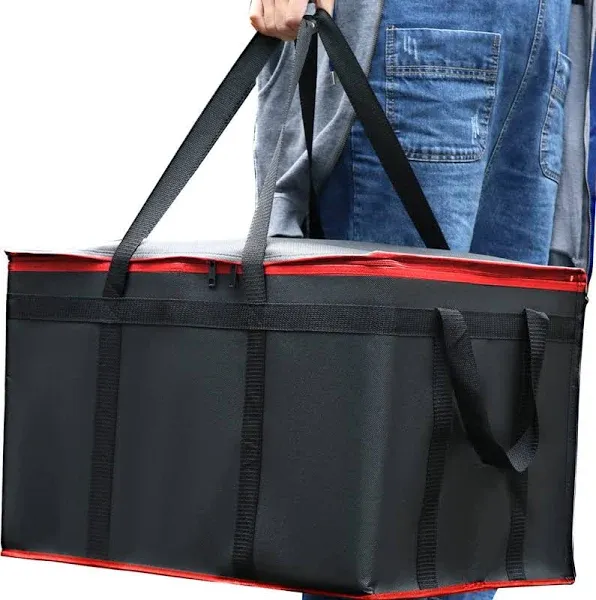 Extra Large XXXL Insulated Food Delivery Bag Cooler Bags Keep Food Warm Catering