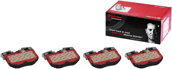 Brembo Brake Pad P06099N NAO; FMSI Number D1867-9097; Ceramic; Set Of 4