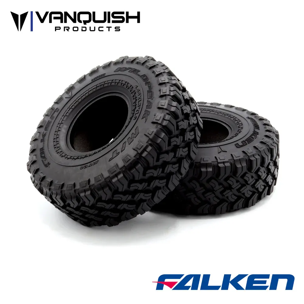 Vanquish Products Falken Wildpeak MT 1.9 Tires 2 Red Compound VPS10103