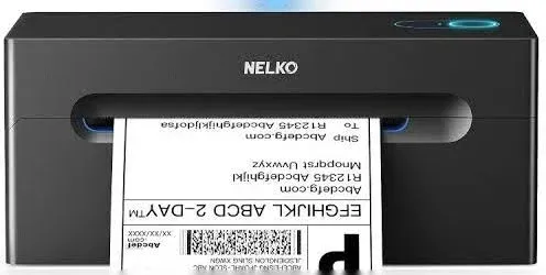 Nelko Bluetooth Thermal Shipping Label Wireless 4x6 Shipping Label Printer