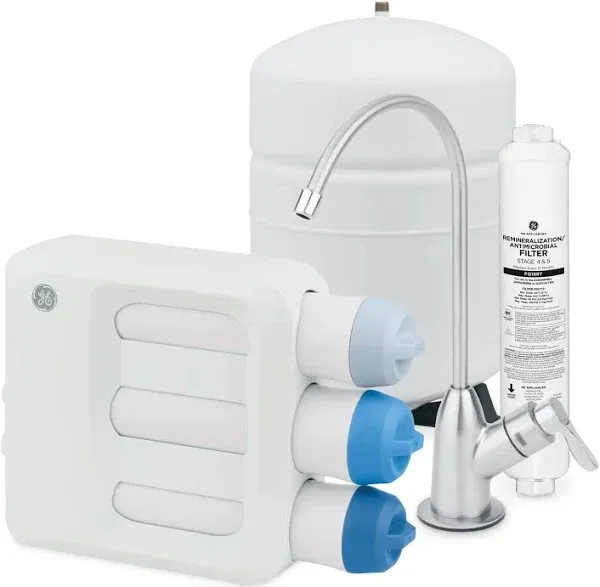 GE Under Sink 5 Stage Premium Reverse Osmosis Water Filtration System