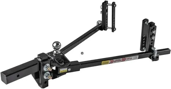 Equal-i-zer 4-point Sway Control Hitch, 90-00-1600, 16,000 Lbs Trailer Weight Rating, 1,600 Lbs Tongue Weight Rating, Weight Distribution Kit Includes Standard Hitch Shank, Ball NOT Included