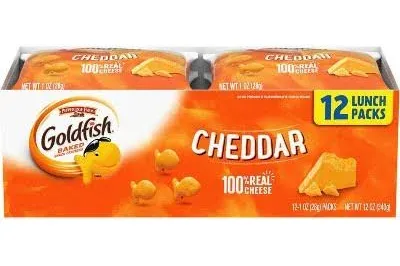 Goldfish Real Cheese Cheddar Crackers (45 oz, 45 ct)