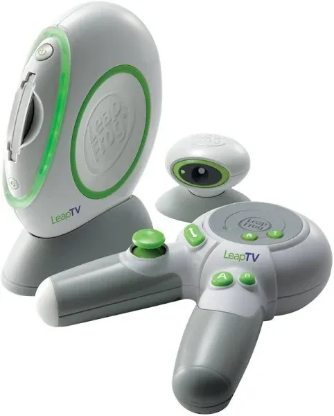 LeapFrog LeapTV Educational Active Video Gaming System Fun Time On Living Room For kid-Family Best Easy Way To Educated Your Kids