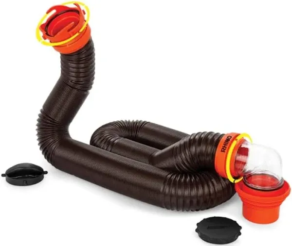 Sewer Hose Kit w/4N1,Elbow, Caps