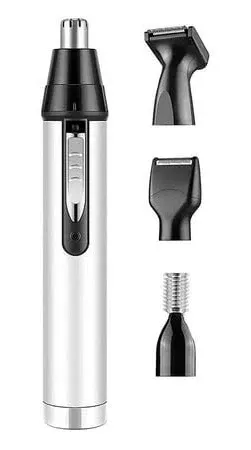 Cleanfly Ear and Nose Hair Trimmer for Men,Professional USB Rechargeable Nostril Nasal Hair Vacuum Cleaning System,4 in 1 Lightweight Waterproof Hair 