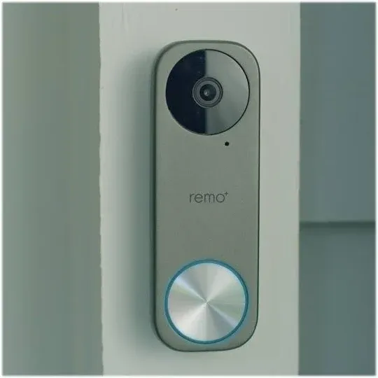 Remo+ RemoBell S WiFi Video Doorbell with HD Video, Motion Sensor, 2-Way Talk...