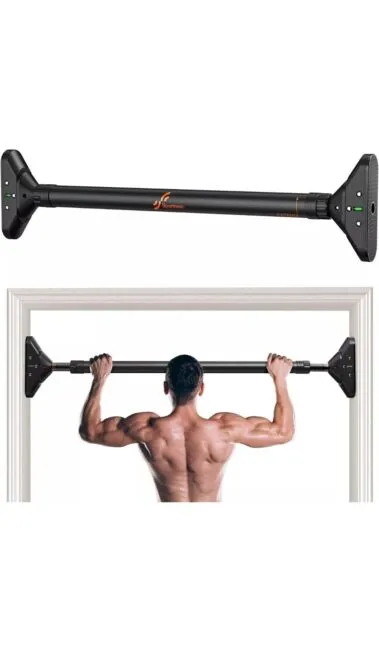 Sportneer Pull up Bar: Strength Training Chin up Bar without Screws - Adjustable