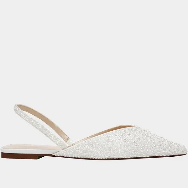 VANCE PEARL Slingback Pointed Toe Flats | Slingback Flats