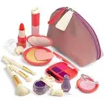 Litti Pritti Pretend Makeup for Girls - 11 Piece Play Makeup Set- Realistic Toys