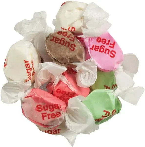 All Flavor Gourmet Salt Water Taffy Sugar Free Lite Assorted, 1 lb