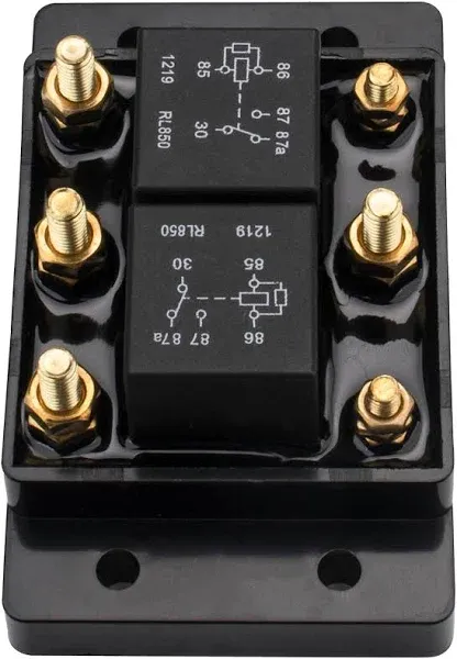 5541100 Forward and Reverse Relay Module Fit for Tarp and Winch Motor Snow Plow and Lift 12V Module Six Terminal Replace ATP0110