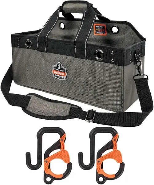 1X Ergodyne Arsenal 5846 Bucket Truck Tool Bag with Locking Aerial Bucket Hooks