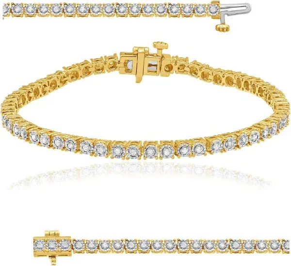 Diamond Muse 1/2 Carat Diamond Prong Set Tennis Bracelet