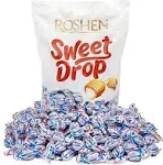 Roshen Gourmet Milk Drop Caramel Candy, 2.2 Lbs/ 1 kg