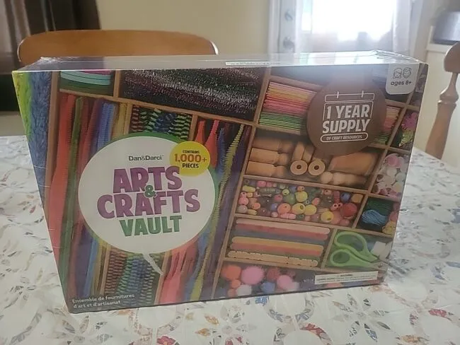 Dan&amp;Darci Arts and Crafts Vault - 1000 Piece Craft Supplies Kit Library in a...