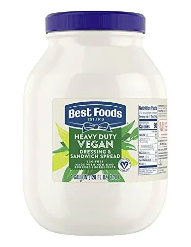 Best Foods 1 Gallon Vegan Mayonnaise Spread