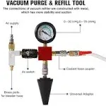 Cooling System Vacuum Purge Radiator Coolant Refill Tool Kit:Universal,<wbr/>Efficient