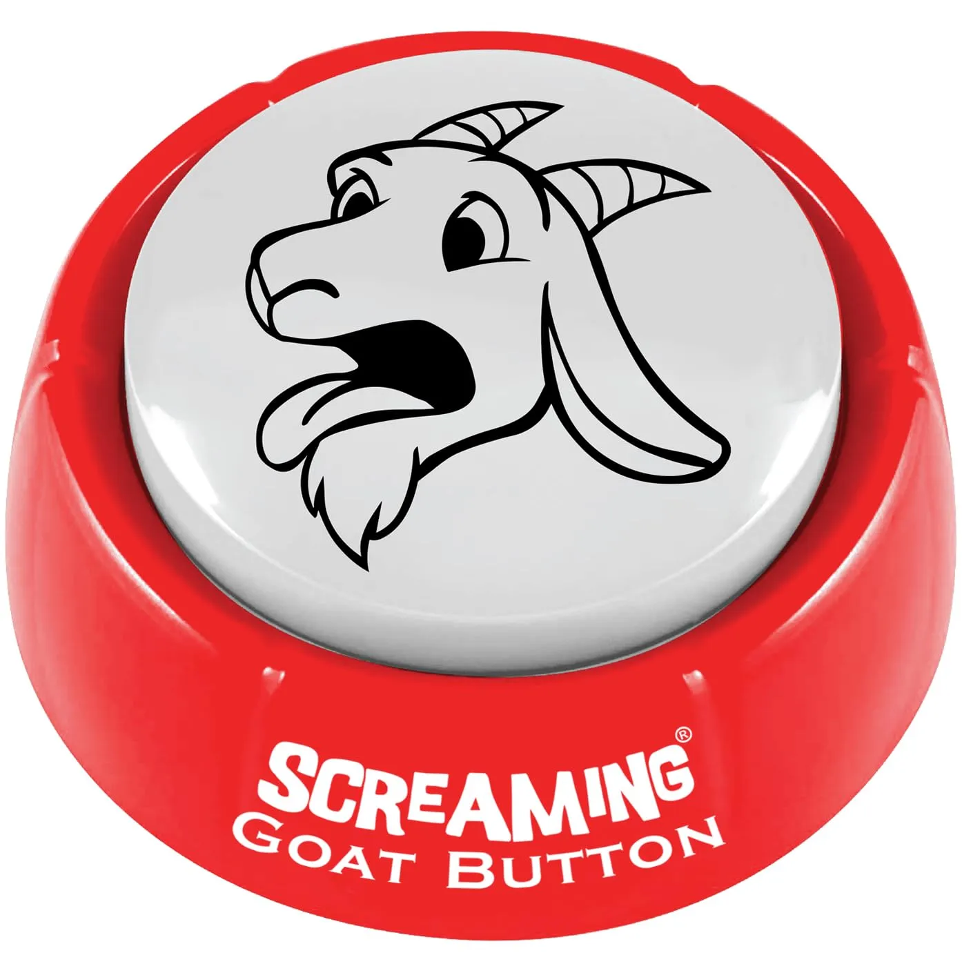 Screaming Goat Button | The Original Goat Scream | Screaming Goat Desk Toy Talking Button with a Funny Goat Scream | Gag Gifts for Men and Women