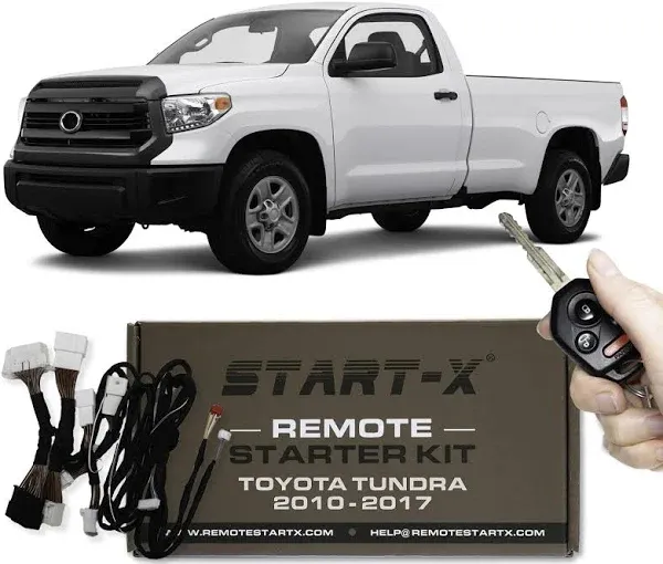 Start-X Complete Plug N Play Remote Starter Kit for Tundra 2010-2017 || Zero Wire Splicing!