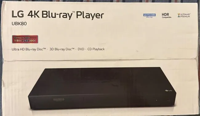 Lg UBK80 4K Ultra-HD Blu-ray Player