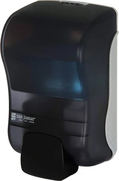 San Jamar Rely Manual Soap &amp; Sanitizer 900ml  Dispenser ADA Compliant (S900TBK)