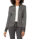 Tommy Hilfiger Women's Military Band Jacket - Black Multi - XS