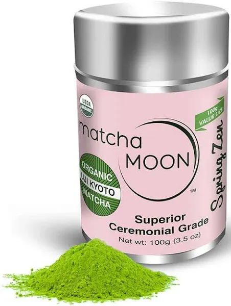 Matcha Moon Organic Ceremonial Grade Matcha Green Tea Powder