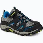 Merrell Boys Trail Chaser Hiking Shoes Black Blue MK261971 Leather Hook Loop 6M.