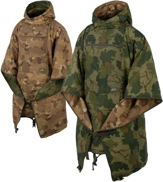 Helikon Tex Swagman Roll Poncho Sleeping Bag Outdoor Mitchell Camo Reversible