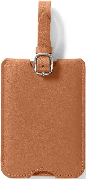 Cognac Deluxe Luggage Tag