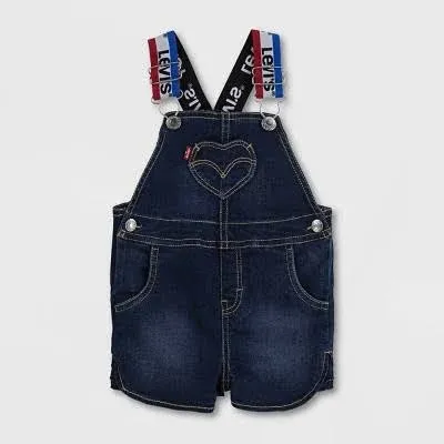 Infant Girls Levis Shortalls