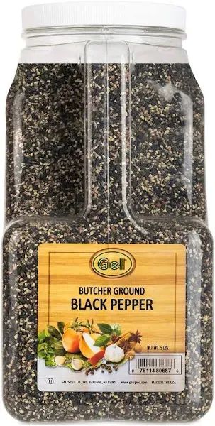 Gel Spice Ground Black Pepper 5 lb