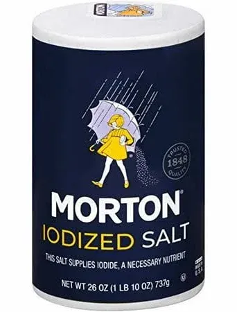 Morton Iodized Salt 26 oz (Pack of 5)