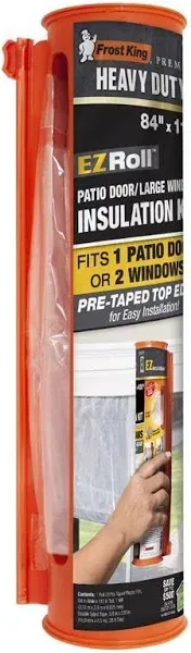 Frost King Clear Indoor Patio Door Insulator Kit 82 in. W X 112 in. L