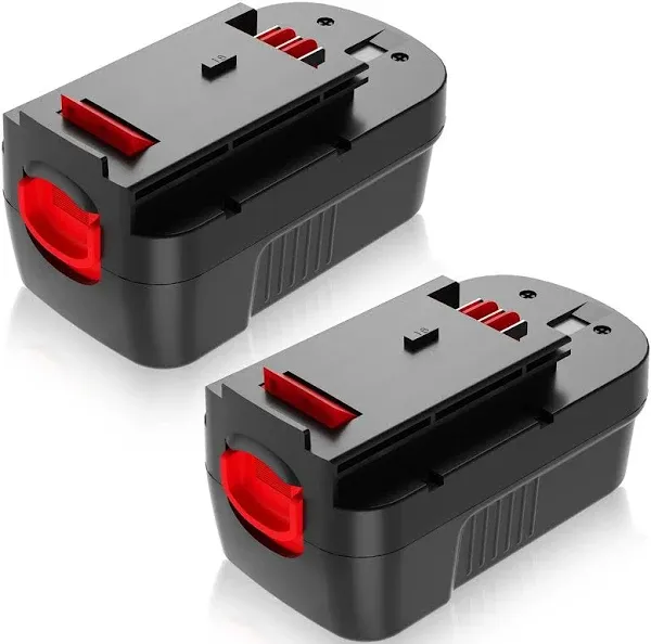 2-Pack 18V for Black and Decker HPB18 18 Volt  Battery HPB18-OPE replacement