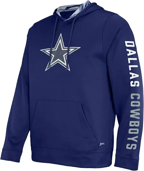 Zubaz Men's Dallas Cowboys Solid Team Hoodie