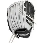 WILSON 2024 A1000® P12 12” Pitcher’s Fastpitch Softball Glove - White/Grey