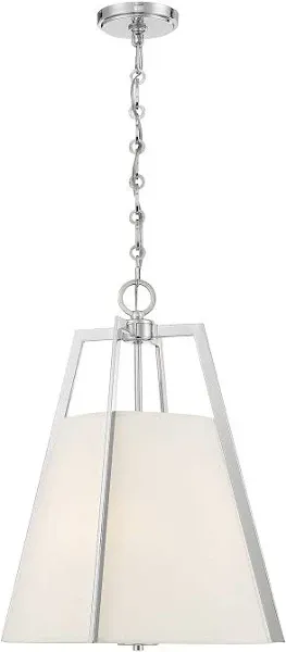 Savoy House Three Light Pendant in Matte Black from the Mansfield collection - 7-1875-3-89