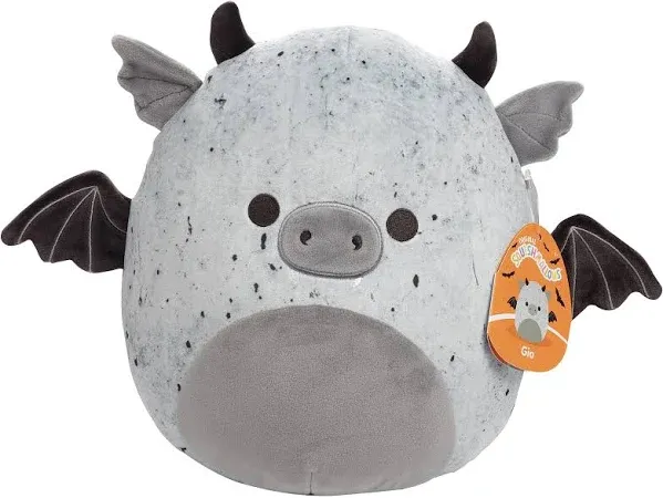 Squishmallows Gio The Gargoyle Bat Halloween 8” Plush Stuffed Squishmallow 2023